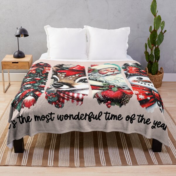 Item preview, It's The Most WONDERFUL Time, Vintage Christmas designed and sold by WilliaMaler.