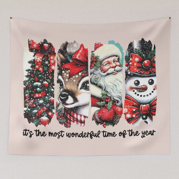 Item preview, It's The Most WONDERFUL Time, Vintage Christmas designed and sold by WilliaMaler.