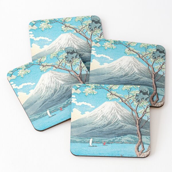 Artikelvorschau, Frühling am Yamanaka-See mit dem Berg Fuji entworfen und verkauft von MINE Design-Works.