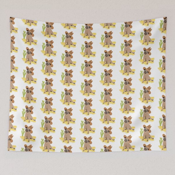 Item preview, Pug dog in a cowboy western hat designed and sold by jasmineberry.