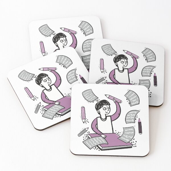 Item preview, Little boy with pencil and paper designed and sold by jasmineberry.