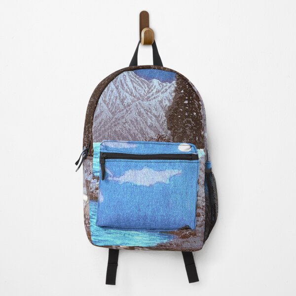 Item preview, Moonlit Lake Scene with Traditional Japanese Village designed and sold by MINE Design-Works.