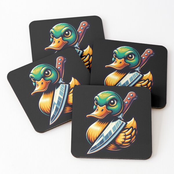 Item preview, Duck Halloween with Knife designed and sold by FunnyDsgn.