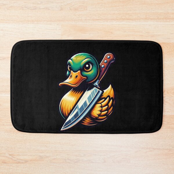 Item preview, Duck Halloween with Knife designed and sold by FunnyDsgn.