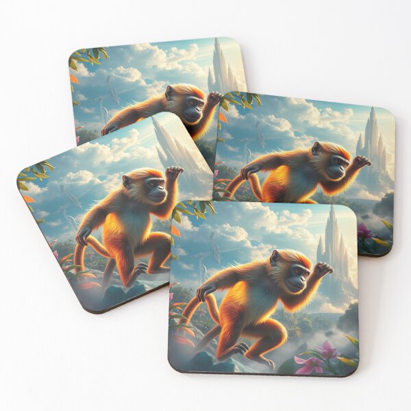 Item preview, Jumping monkey designed and sold by Hannieska.
