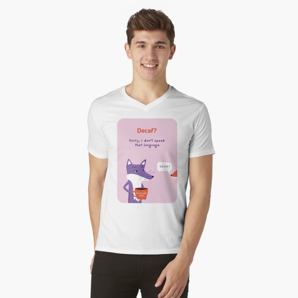 Item preview, V-Neck T-Shirt designed and sold by ItsPurpleFox.