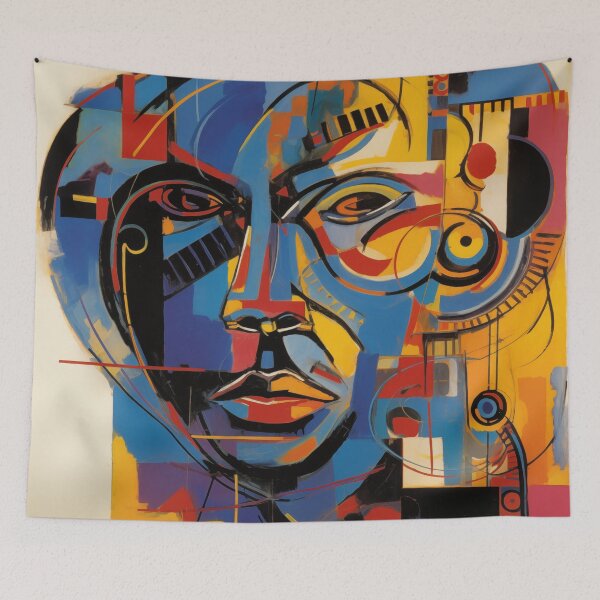 Item preview, Blue Kandinsky Trane designed and sold by Ford House Gallery.