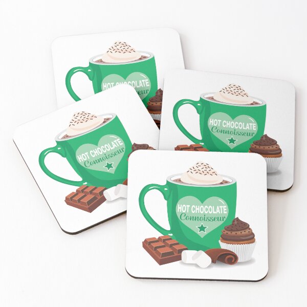 Item preview, Hot chocolate connoisseur with whipped cream GREEN designed and sold by StellarFX.
