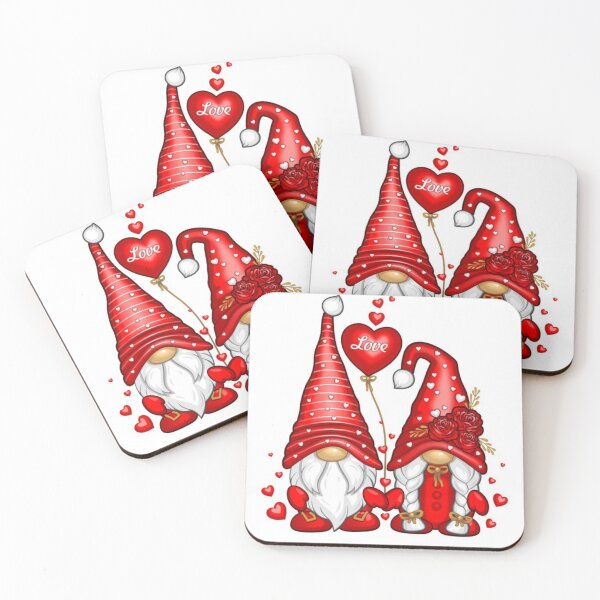 Item preview, Valentine Gnomes Clipart – Adorable Love-Themed Design designed and sold by Colorten.