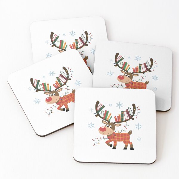 Item preview, reindeer and books designed and sold by jkrphoto.