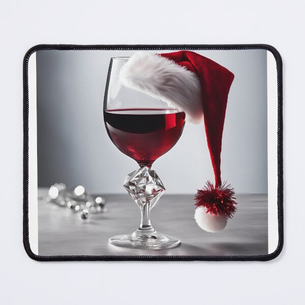 Item preview, Wine glass with a santa hat. designed and sold by JustSlay28.