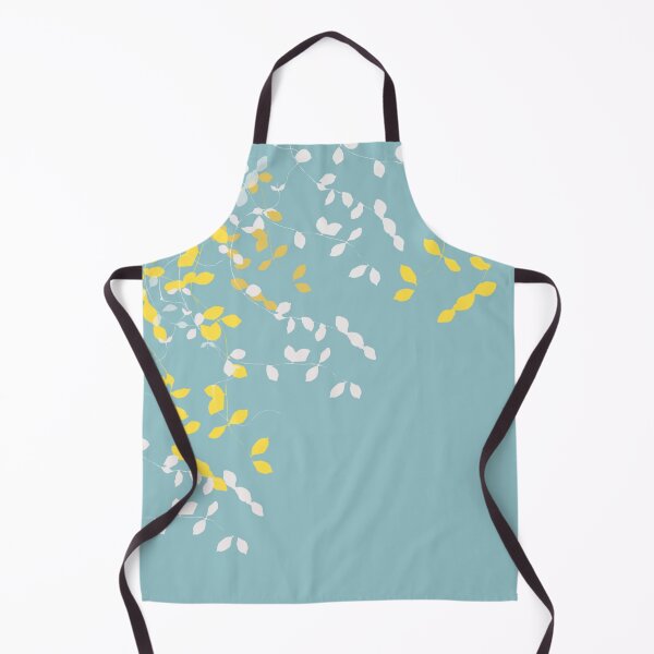 Item preview, Yellow and white leaves on a blue sky designed and sold by AcuarelasCA.