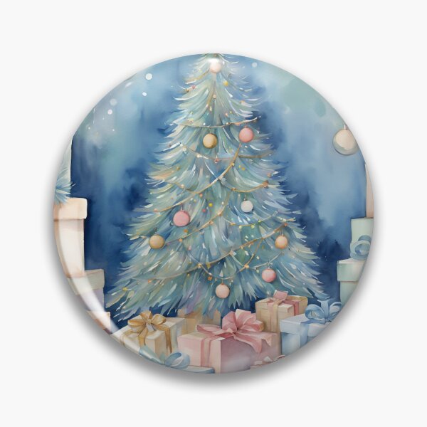 Item preview, BlueTrees , Christmas Tree Farm, Christmas Tree Path, Cute Winter Christams Happy Holidays designed and sold by KolorellaS.