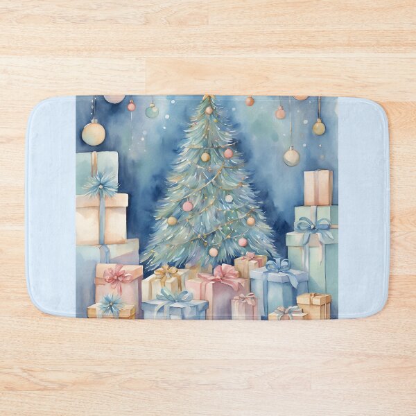 Item preview, BlueTrees , Christmas Tree Farm, Christmas Tree Path, Cute Winter Christams Happy Holidays designed and sold by KolorellaS.