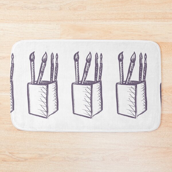 Item preview, Paint Brushes Purple Grey  designed and sold by MagentaTwilight.