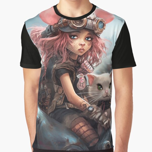 Rat Girl Racer from Rat Gang Crew and the Broken City by iServalan Graphic T-Shirt