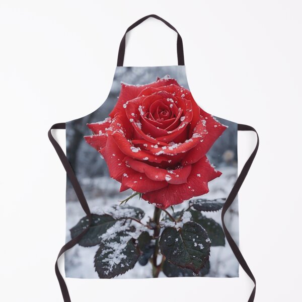 Item preview, Snowy Red Rose designed and sold by M-Y-A-R-T-.