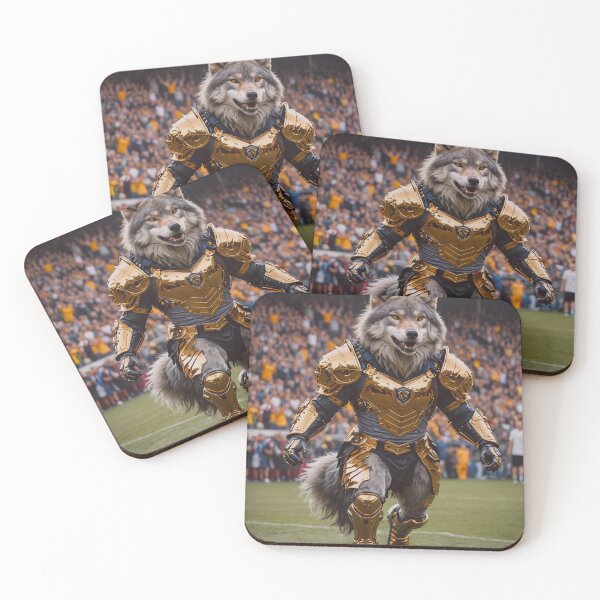 Item preview, Wolverhampton Wonderers FC Mascot Wolf designed and sold by Pop-Culture-ai.