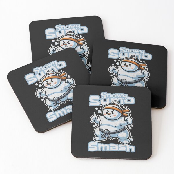 Item preview, Snowy Sumo Smash: The Snowman Wrestler’s Fierce Stance designed and sold by SplashTastic.