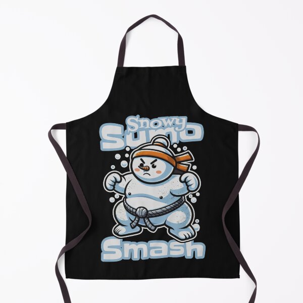 Item preview, Snowy Sumo Smash: The Snowman Wrestler’s Fierce Stance designed and sold by SplashTastic.