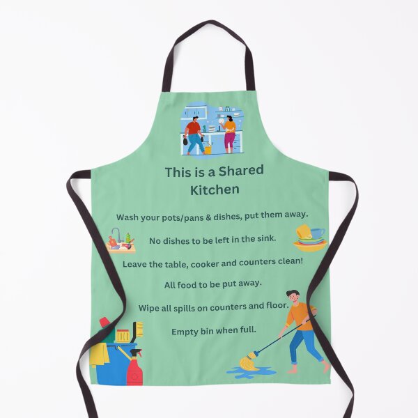 Item preview, This is a Shared Kitchen; Shared Kitchen Rules Sign designed and sold by Rumfluff.