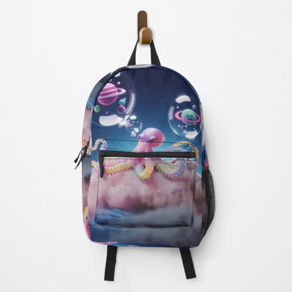 Item preview, Space Octopus Floating Amongst Planets Surreal Art Design designed and sold by ART ATTACK ZONE.