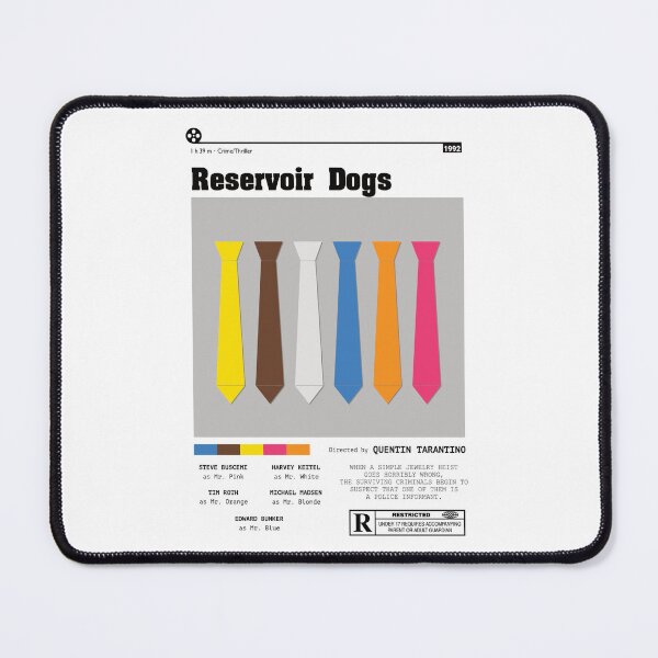 Item preview, Reservoir Dogs Minimalist Movie Poster designed and sold by Hasan Can Guler.