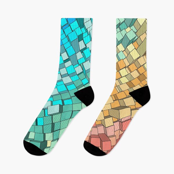 Item preview, 3d parallelepiped vector abstract background in rainbow colors designed and sold by Familyshmot.