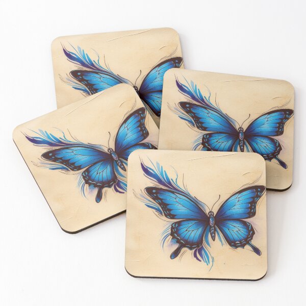 Item preview, Majestic Blue Butterfly designed and sold by Enchanting Art Vista.