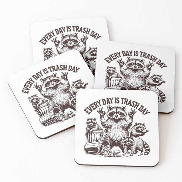 Item preview, Every Day Is Trash Day – Funny Raccoon Design designed and sold by Colorten.
