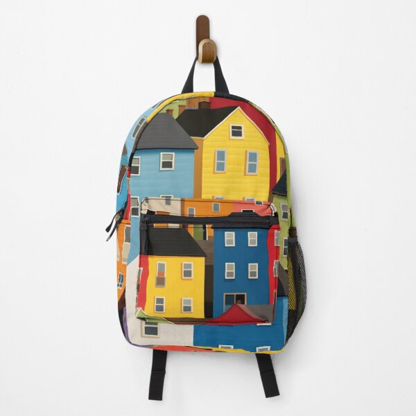 Item preview, Colorful Houses Matisse Style - Whimsical Painting designed and sold by regnumsaturni.