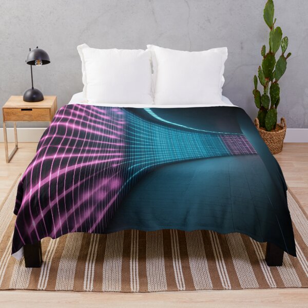 Item preview, Neon Grid Curved Wall designed and sold by Soul-Sparks.