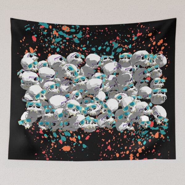 Item preview, Pile of skulls wearing sunglasses designed and sold by m-yoga-store.