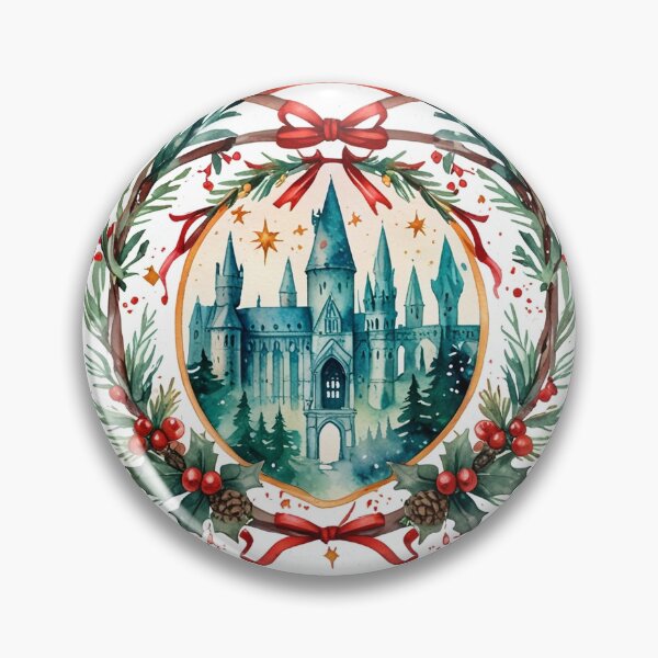 Item preview, Magical Christmas Castle Sticker designed and sold by pelzolga.