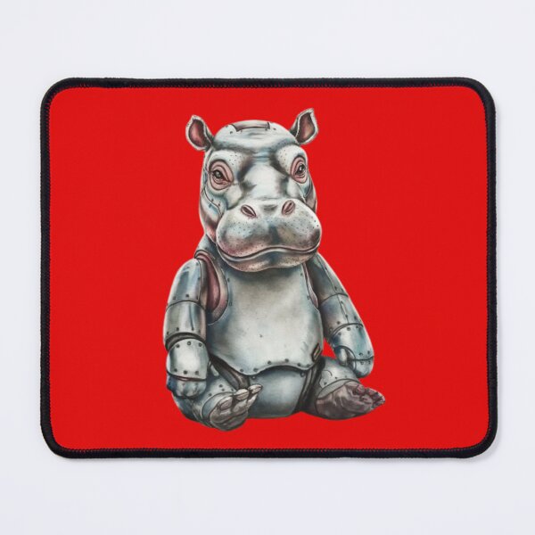 Item preview, sitting robotic baby hippo designed and sold by 123ks.