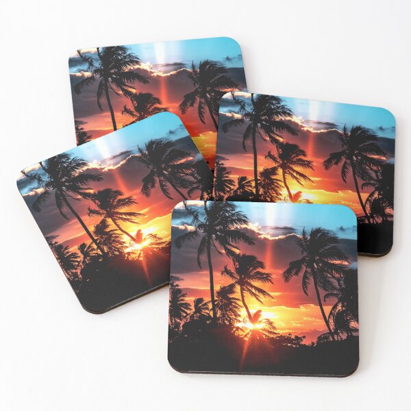 Item preview, Tropical Sunset Silhouette designed and sold by Exodoi.