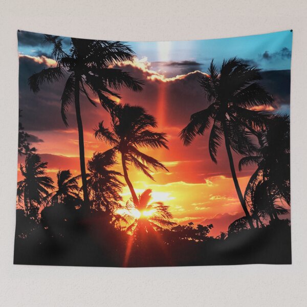 Item preview, Tropical Sunset Silhouette designed and sold by Exodoi.