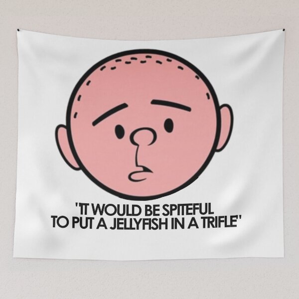 Item preview, Karl Pilkington | Jellyfish Trifle Quote designed and sold by Sector 99.