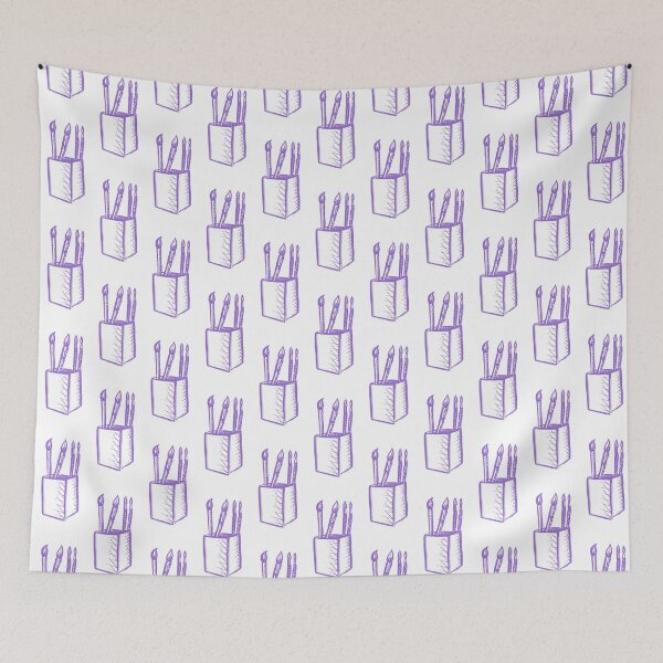 Item preview, Paint Brushes Purple designed and sold by MagentaTwilight.