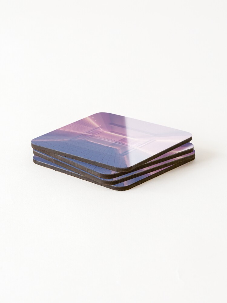 Thumbnail 4 of 5, Coasters (Set of 4), Infinity Reflection Pool designed and sold by Dataxe.