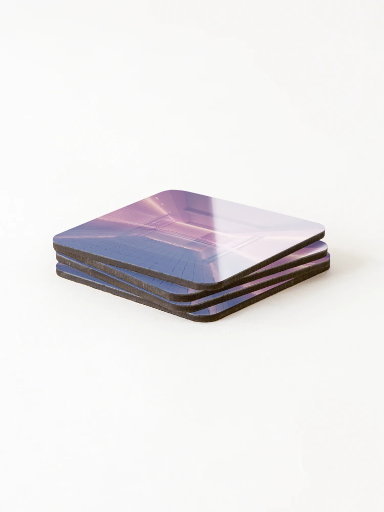 Thumbnail 4 of 5, Coasters (Set of 4), Infinity Reflection Pool designed and sold by Viktor Surzhko.