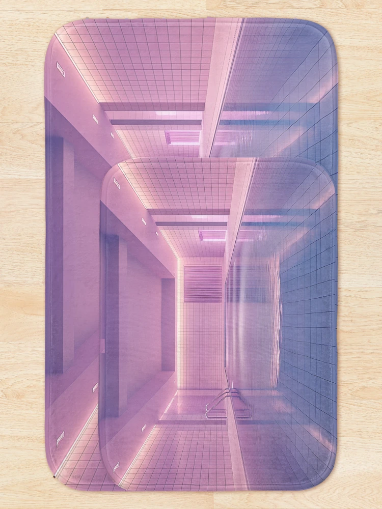 Thumbnail 5 of 6, Bath Mat, Infinity Reflection Pool designed and sold by Viktor Surzhko.