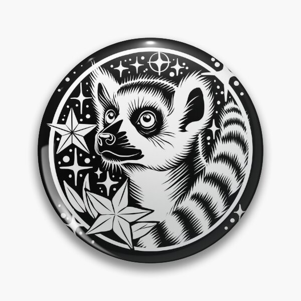 Item preview, Ring tailed lemur with starry background  designed and sold by DKBCreations.