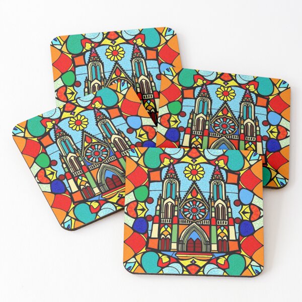 Item preview, Stained glass inspired by Notre Dame de Paris designed and sold by GasconyPassion.