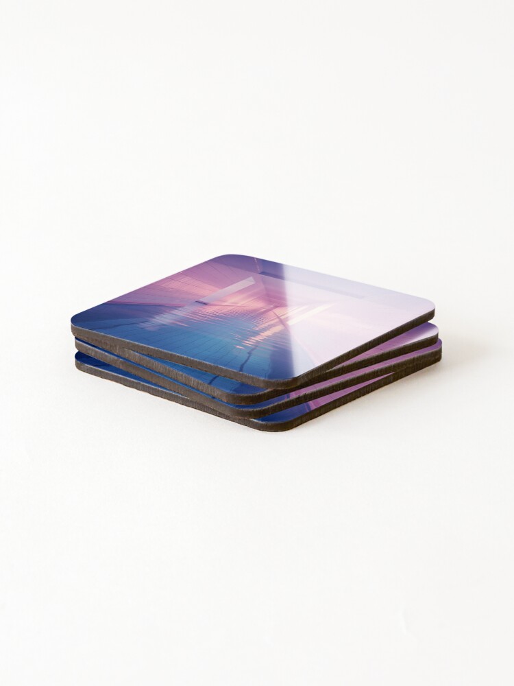 Thumbnail 4 of 5, Coasters (Set of 4), Infinite Reflection designed and sold by Dataxe.
