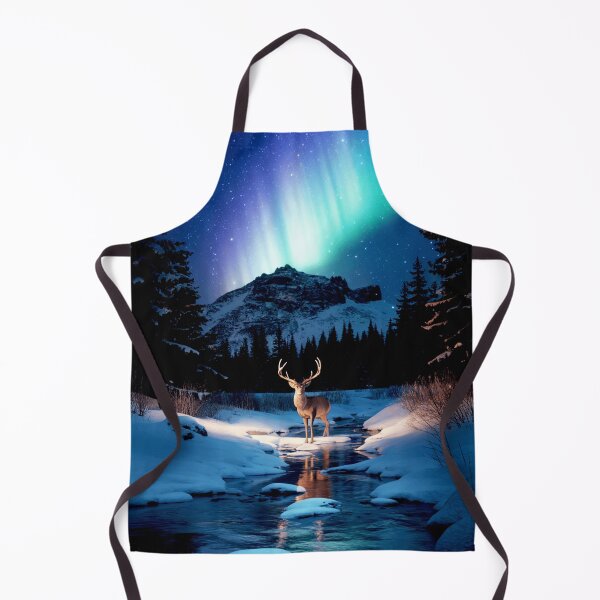 Item preview, Stag Under Northern Lights designed and sold by Exodoi.