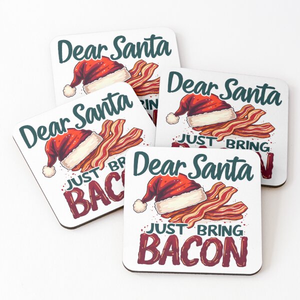 Item preview, dear santa just bring bacon merry christmas 2024 designed and sold by VividDripCo.