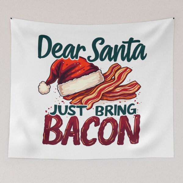 Item preview, dear santa just bring bacon merry christmas 2024 designed and sold by VividDripCo.