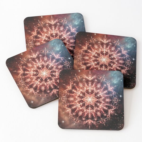 Item preview, Cosmic Snowflake Mandala designed and sold by EndOfRainbowArt.