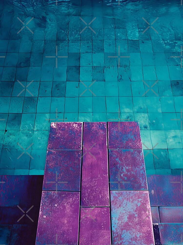 Thumbnail 4 of 4, iPhone Case, Violet Pool Reflection designed and sold by Dataxe.